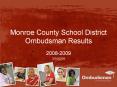 Monroe County School District Ombudsman Results PowerPoint PPT Presentation