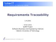Requirements Traceability