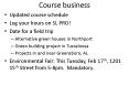 Course business PowerPoint PPT Presentation