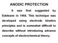 ANODIC PROTECTION PowerPoint PPT Presentation