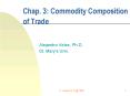 Chap' 3: Commodity Composition of Trade PowerPoint PPT Presentation