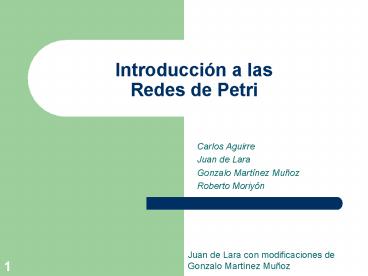 Introduccin a las Redes de Petri