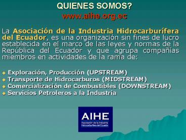QUIENES SOMOS www'aihe'org'ec
