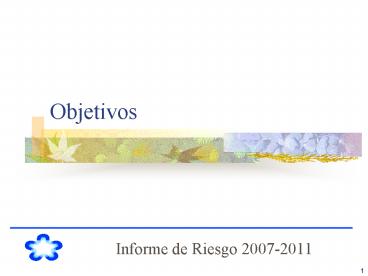 Objetivos