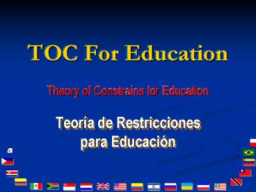 TOC For Education