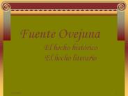 Fuente Ovejuna El hecho hist