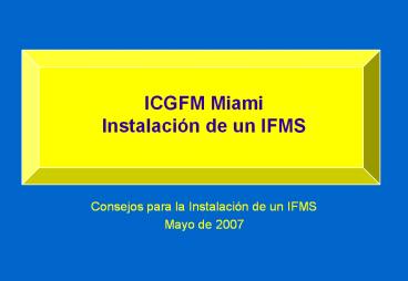 Consejos para la Instalaci