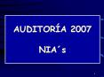 AUDITORA 2007 NIAs PowerPoint PPT Presentation