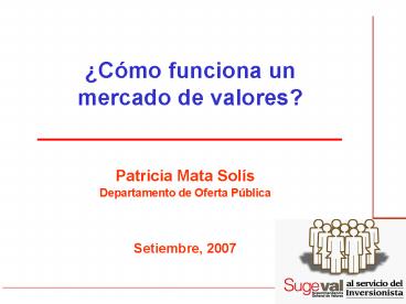 Cmo funciona un mercado de valores