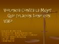 Violencia Contra la Mujer PowerPoint PPT Presentation