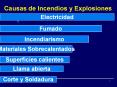Causas de Incendios y Explosiones PowerPoint PPT Presentation
