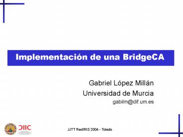 Implementacin de una BridgeCA