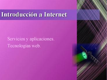 Introduccin a Internet