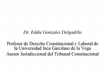 Dr' Eddie Gonzales Delgadillo
