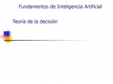 Fundamentos de Inteligencia Artificial