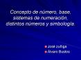 Concepto de nmero, base, sistemas de numeracin, distintos nmeros y simbologa' PowerPoint PPT Presentation