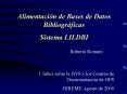 Alimentacin de Bases de Datos Bibliogrficas PowerPoint PPT Presentation