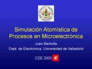 Simulacin Atomstica de Procesos en Microelectrnica