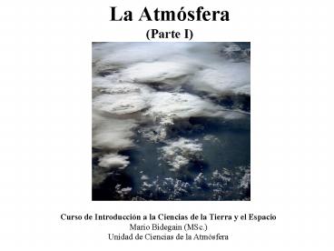 La Atmsfera Parte I