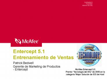 Entercept 5'1 Entrenamiento de Ventas