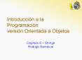 Introduccin a la Programacin versin Orientada a Objetos PowerPoint PPT Presentation