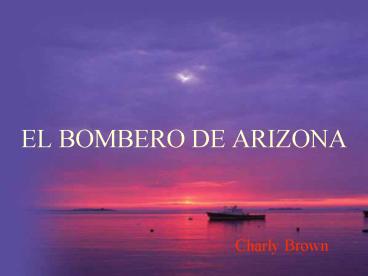 EL BOMBERO DE ARIZONA