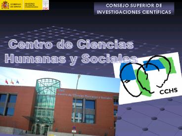 CONSEJO SUPERIOR DE INVESTIGACIONES CIENTFICAS