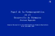 Papel de la Farmacogen