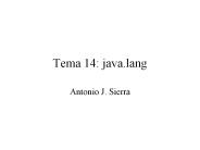 Tema 14: java'lang