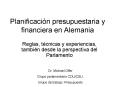 Planificacin presupuestaria y financiera en Alemania PowerPoint PPT Presentation