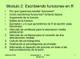 Modulo 2: Escribiendo funciones en R PowerPoint PPT Presentation