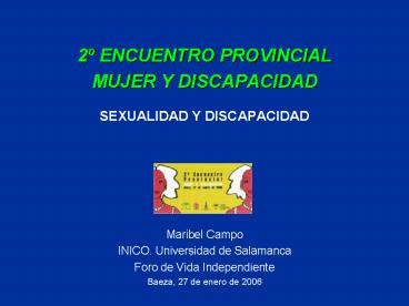2 ENCUENTRO PROVINCIAL
