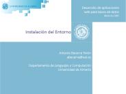 Desarrollo de aplicaciones web para bases de datos Almer