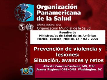 Alberto ConchaEastman, MD, MSc