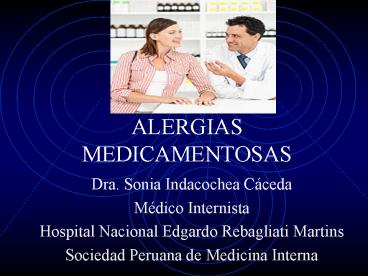 ALERGIAS MEDICAMENTOSAS