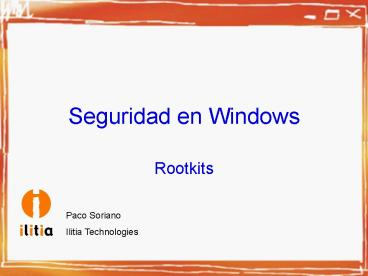 Seguridad en Windows