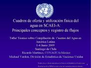 Cuadros de oferta y utilizaci