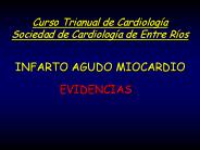 INFARTO AGUDO MIOCARDIO