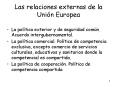 Las relaciones externas de la Unin Europea PowerPoint PPT Presentation
