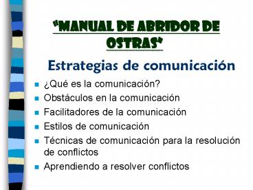 Qu es la comunicacin