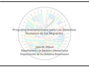 Programa Interamericano para Los Derechos Humanos de los Migrantes