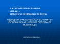 PROPUESTA PARA EFICIENTAR EL TRAMITE Y ENTREGA DE LAS LICENCIAS FORESTALES MUNICIPALES PowerPoint PPT Presentation