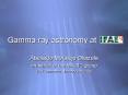 Gammaray astronomy at PowerPoint PPT Presentation