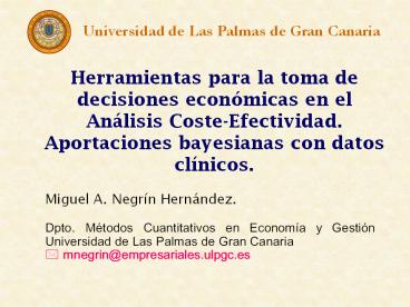 Herramientas para la toma de decisiones econ