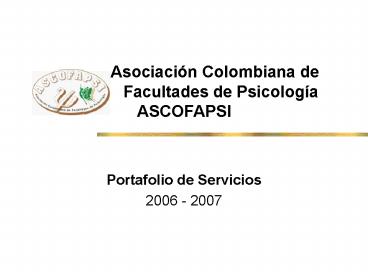 Portafolio de Servicios