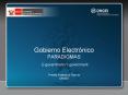 Gobierno Electrnico PARADIGMAS Egovernment Igovernment Freddy Arambur Garca ONGEI PowerPoint PPT Presentation