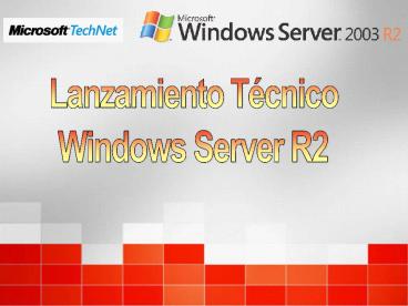 Windows Server 2003 R2 BETA 2 Update Deck