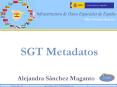 SGT Metadatos PowerPoint PPT Presentation