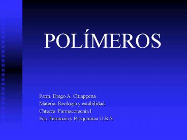 POLMEROS