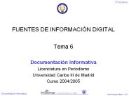 FUENTES DE INFORMACIN DIGITAL